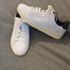 K-Swiss White and Black Sneakers Classic Design